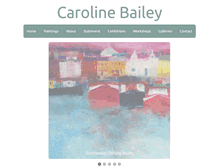 Tablet Screenshot of carolinebailey.co.uk